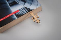 Lesezeichen Violine Eiche 