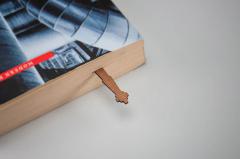 Lesezeichen Double Bass Walnuss 