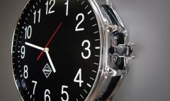 Snare Drum Uhr Slim Black 