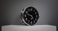 Snare Drum Uhr Slim Black 