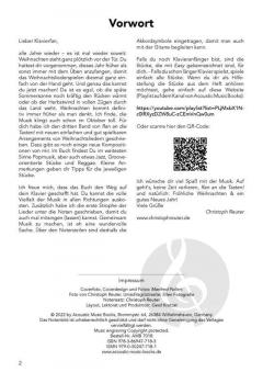 Ran an die Tasten! Weihnachtslieder von Christoph Reuter 