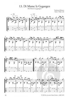 Mazel Tov. Klezmerklassiker für Gitarre solo von Volker Luft 