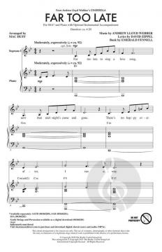Far Too Late von Andrew Lloyd Webber 