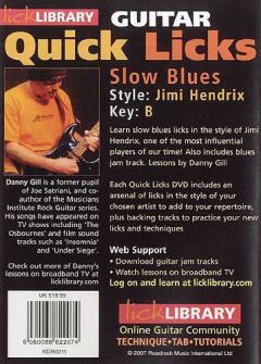 Quick Licks: Slow Blues 