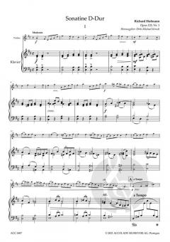 Sonatine D-Dur op. 125,1  von Richard Hofmann 