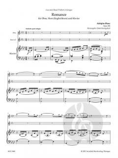 Romanze von Adolphe Blanc 