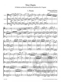 Trio-Charts von Helga Warner-Buhlmann 