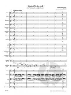 Cellokonzert Nr. 1 a-moll op. 33  im Alle Noten Shop kaufen (Partitur)