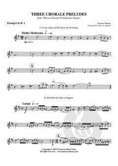 Drei Choralvorspiele von Johannes Brahms 