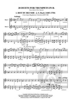 20 Trompeten Duette bekannter Melodien von Peter Opaskar im Alle Noten Shop kaufen