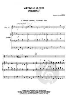 Hochzeitsalbum für Horn und Orgel von Joseph Haydn 