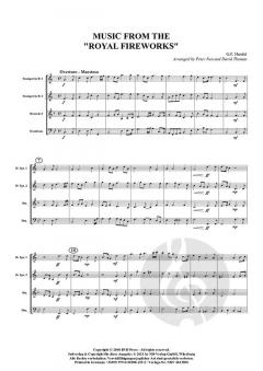 Musik aus der Feuerwerksmusik von Georg Friedrich Händel 