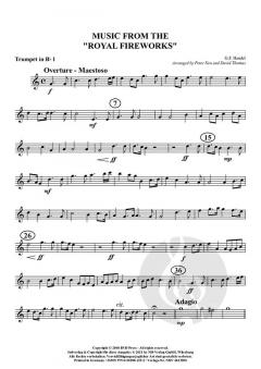 Musik aus der Feuerwerksmusik von Georg Friedrich Händel 