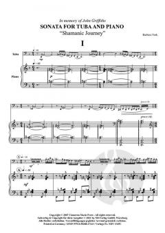 Sonata für Tuba und Klavier von Barbara York im Alle Noten Shop kaufen
