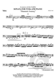 Sonata für Tuba und Klavier von Barbara York im Alle Noten Shop kaufen