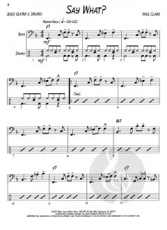 The First Blues Gig Bass & Drums Instruments 