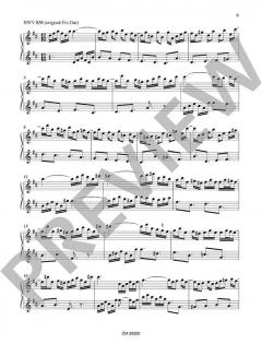 8 Duette nach Präludien BWV 854, 856, 858, 859, 860, 862, 864, 865 von Johann Sebastian Bach 