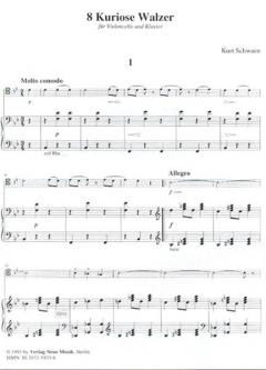 Acht kuriose Walzer von Kurt Schwaen 