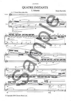 Quatre Instants For Soprano And Piano 