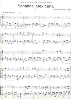 Sonatina mexicana von Carlo Domeniconi 