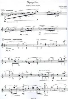 Nymphéas d après Claude von Wulfin Lieske 