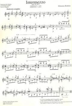 2 Intermezzi von Johannes Brahms 