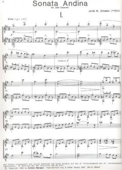 Sonata Andina von Jaime M. Zenamon 