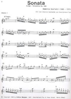 Sonata a-Moll (L. 140) von Domenico Scarlatti 