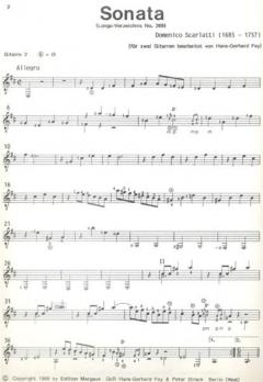 Sonata D-Dur (L. 269) von Domenico Scarlatti 