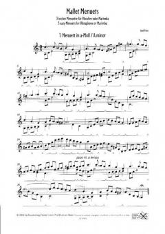 Mallet Menuets von Axel Fries 