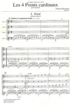 Les 4 Points cardinaux, op.139 von Francis Kleynjans 