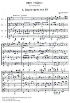 Drei Stücke für vier Gitarren 