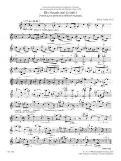 Ein Hauch von Unzeit I von Klaus Huber 