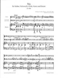 Quintett Es-dur KV 407 (W.A. Mozart) 