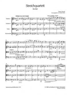 Streichquartett Es-dur von Fanny Hensel im Alle Noten Shop kaufen