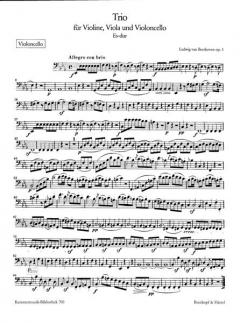 Streichtrio Es-dur op. 3 von Ludwig van Beethoven im Alle Noten Shop kaufen
