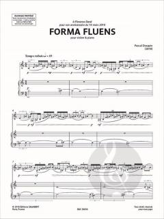 Forma fluens von Pascal Dusapin 