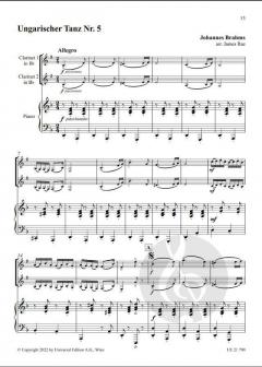 Ungarische Tänze von Johannes Brahms 