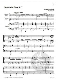 Ungarische Tänze von Johannes Brahms 