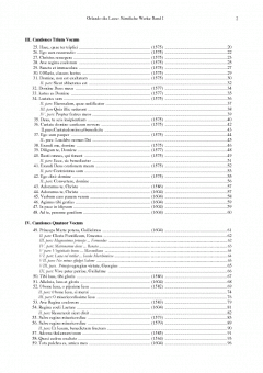 Sämtliche Werke Band 1 von Orlando di Lasso 