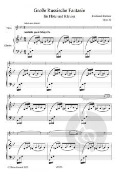 Große Russische Fantasie op. 22 von Ferdinand Büchner 