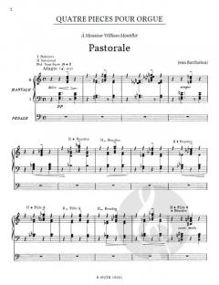 4 Stücke von Jean Bartholoni 