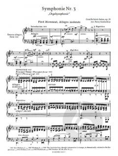 Symphonie Nr. 3 c-Moll op. 78 von Camille Saint-Saëns 
