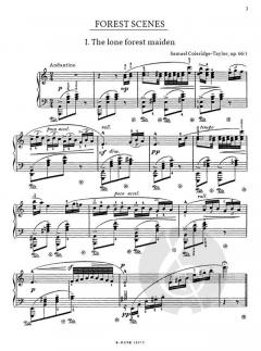 5 Waldszenen op. 66 von Samuel Coleridge-Taylor 