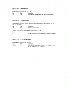 Sämtliche Werke (JSW) Serie VIII/1 von Jean Sibelius 