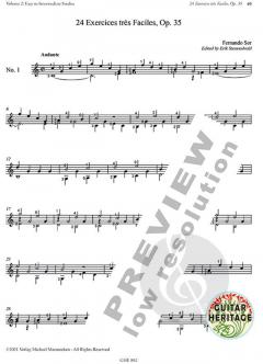 The Collected Works for Guitar 1-14 von Fernando Sor 