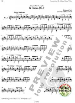 The Collected Works for Guitar 1 von Fernando Sor 