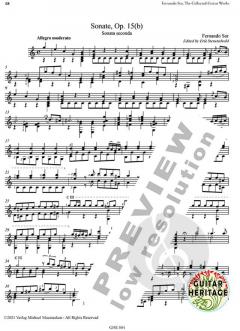 The Collected Works for Guitar 4 von Fernando Sor 