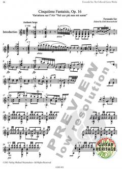 The Collected Works for Guitar 5 von Fernando Sor 