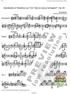 The Collected Works for Guitar 6 von Fernando Sor 